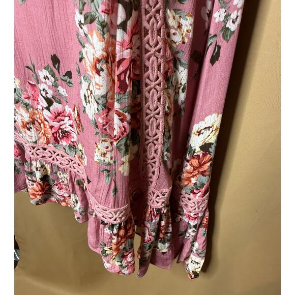 POL Pink Floral Sleeveless Dress S NWOT - Picture 7 of 8